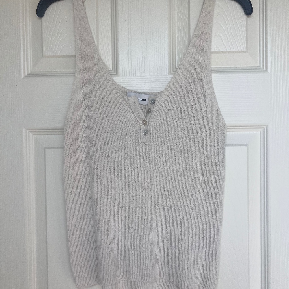 Dunst Cotton/Linen Tank Top